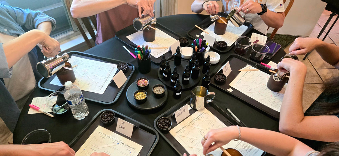 Non-Toxic Essential Oil Candle Making Workshops Near Cedar Park, Leander, and NW Austin